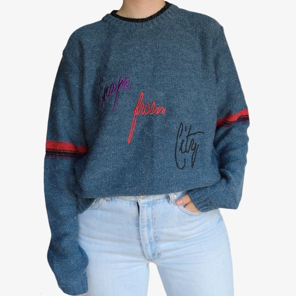 Foriss Escape From City Wool Blend Knit Sweater - Picture 2 of 15